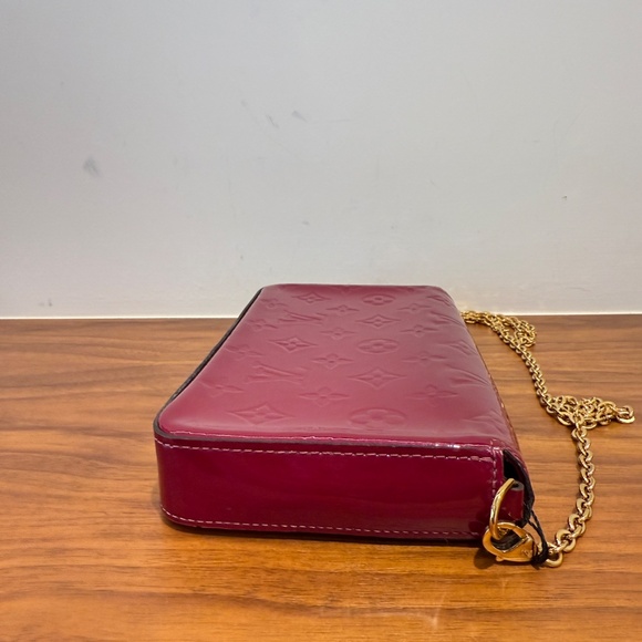 Louis Vuitton Empreinte Pochette Felicie Chain Wallet Dark Red - Picture 6 of 12